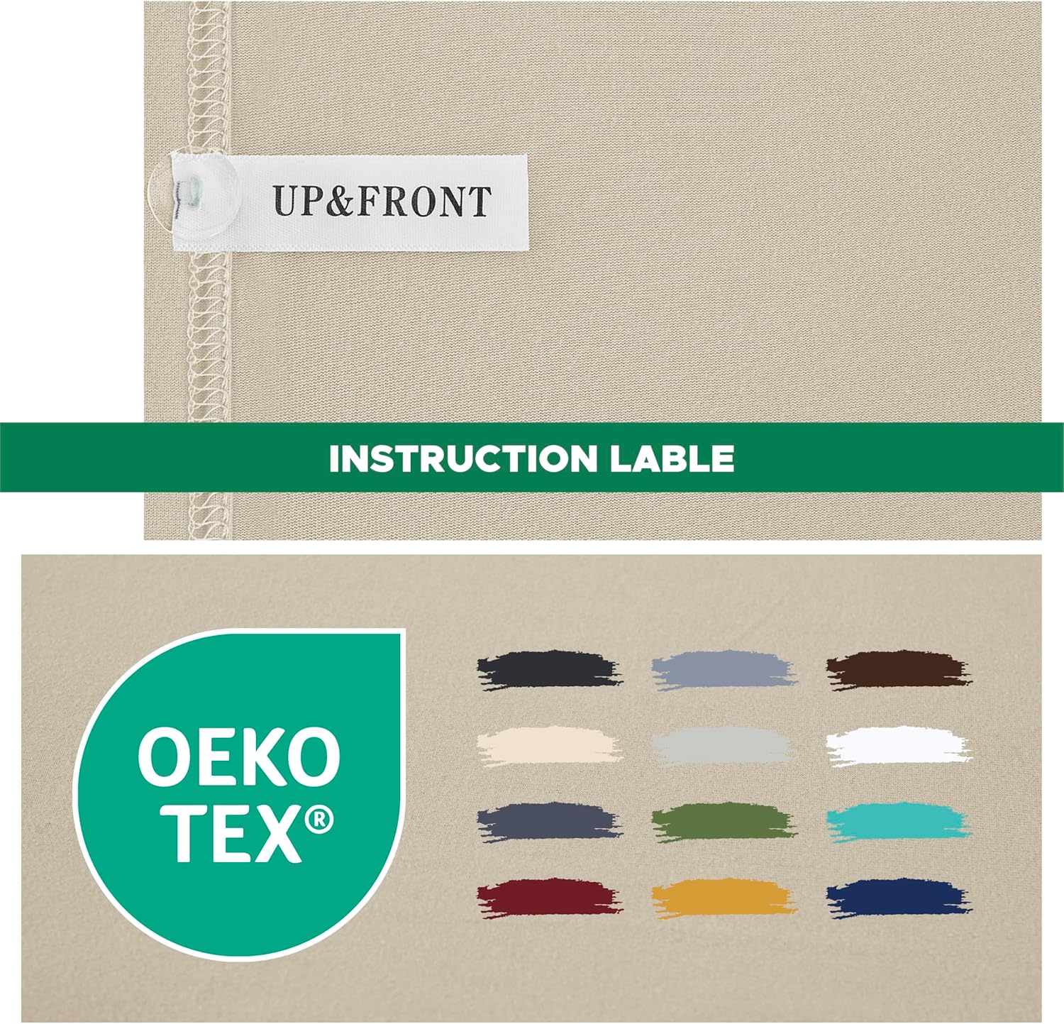 Biscaynebay Decorative Box Spring Cover Queen Size, Light Camel Luxurious Jersey Knitting Stretchy Wrap Around 4 Sides Bed Skirt for Home/Hotels, Easy Fit Wrinkle & Fade Free Machine Washable